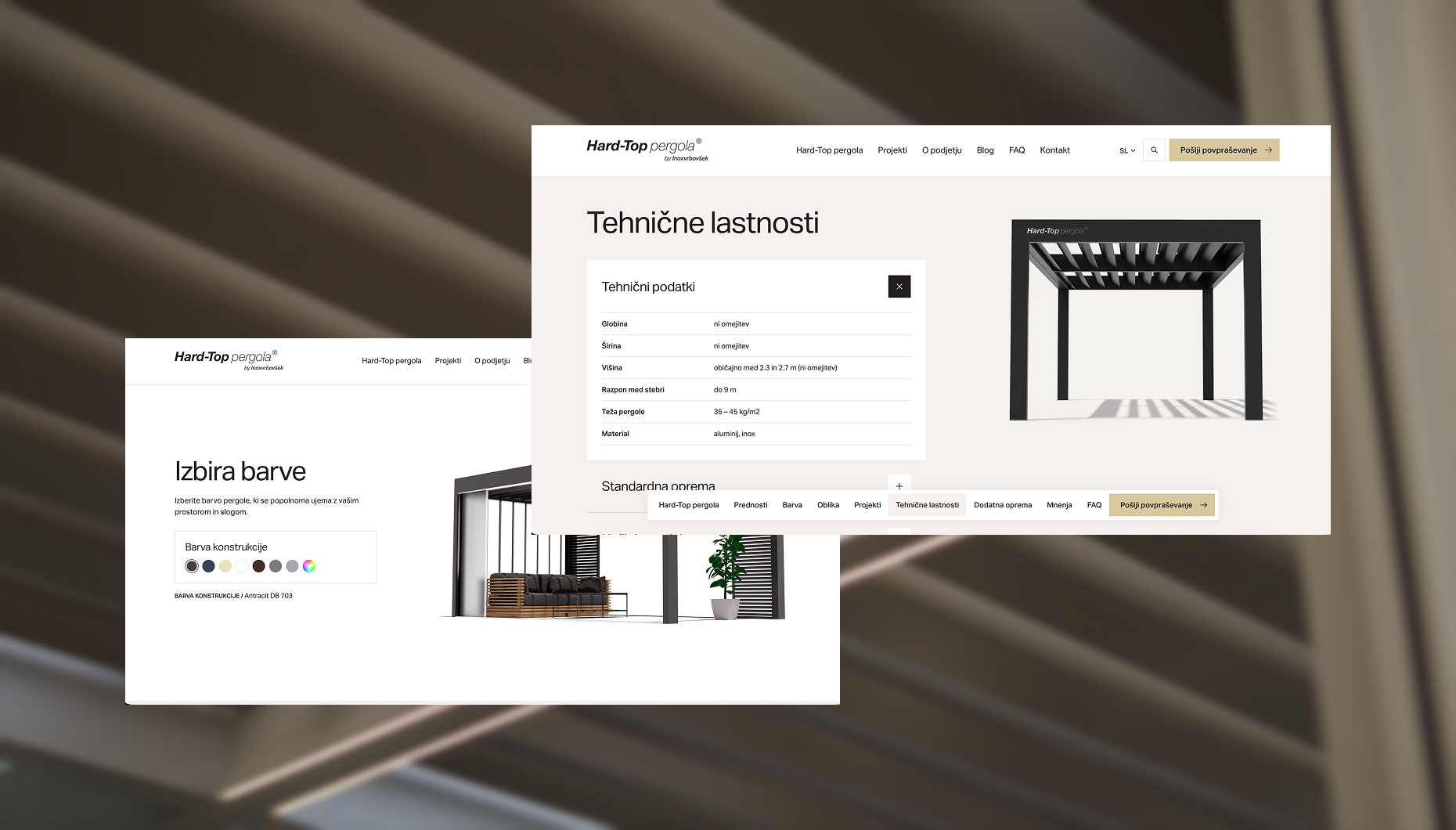 Hardtop Pergola project image 5